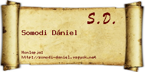 Somodi Dániel névjegykártya